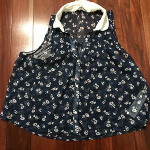 Abercrombie Cropped sleeveless top XS